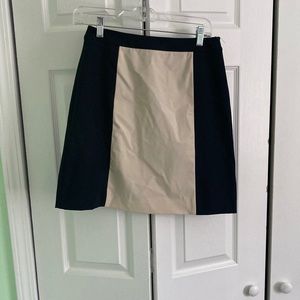 Cream and black skirt size 2